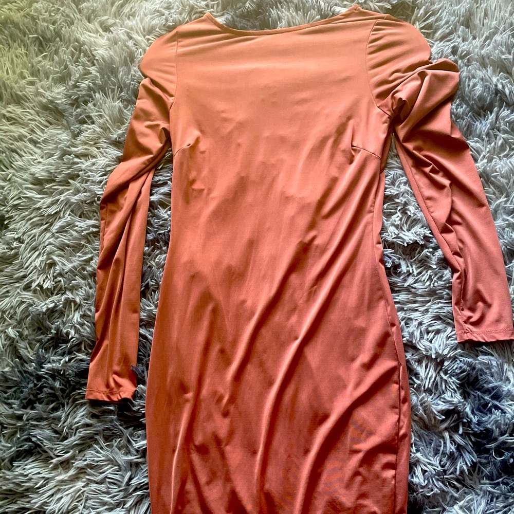 MIDI long sleeve dress